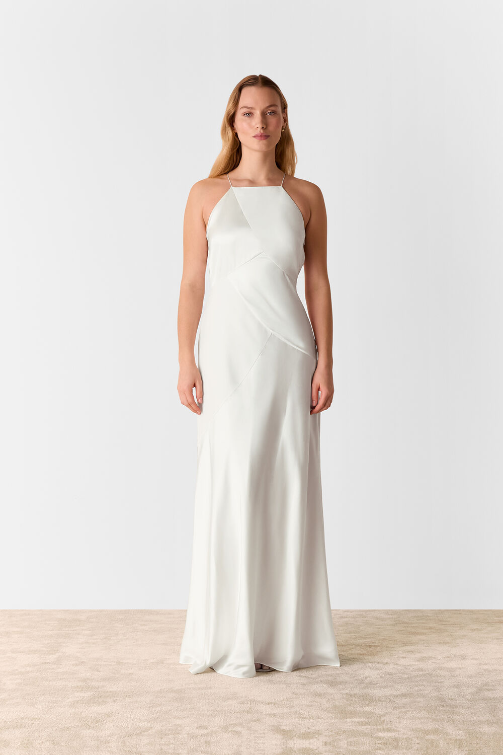 Ivory Eileen Silk Wedding Dress